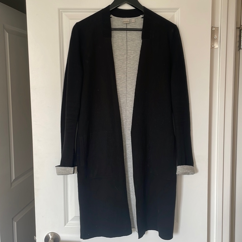 SIMONS Black long cardigan